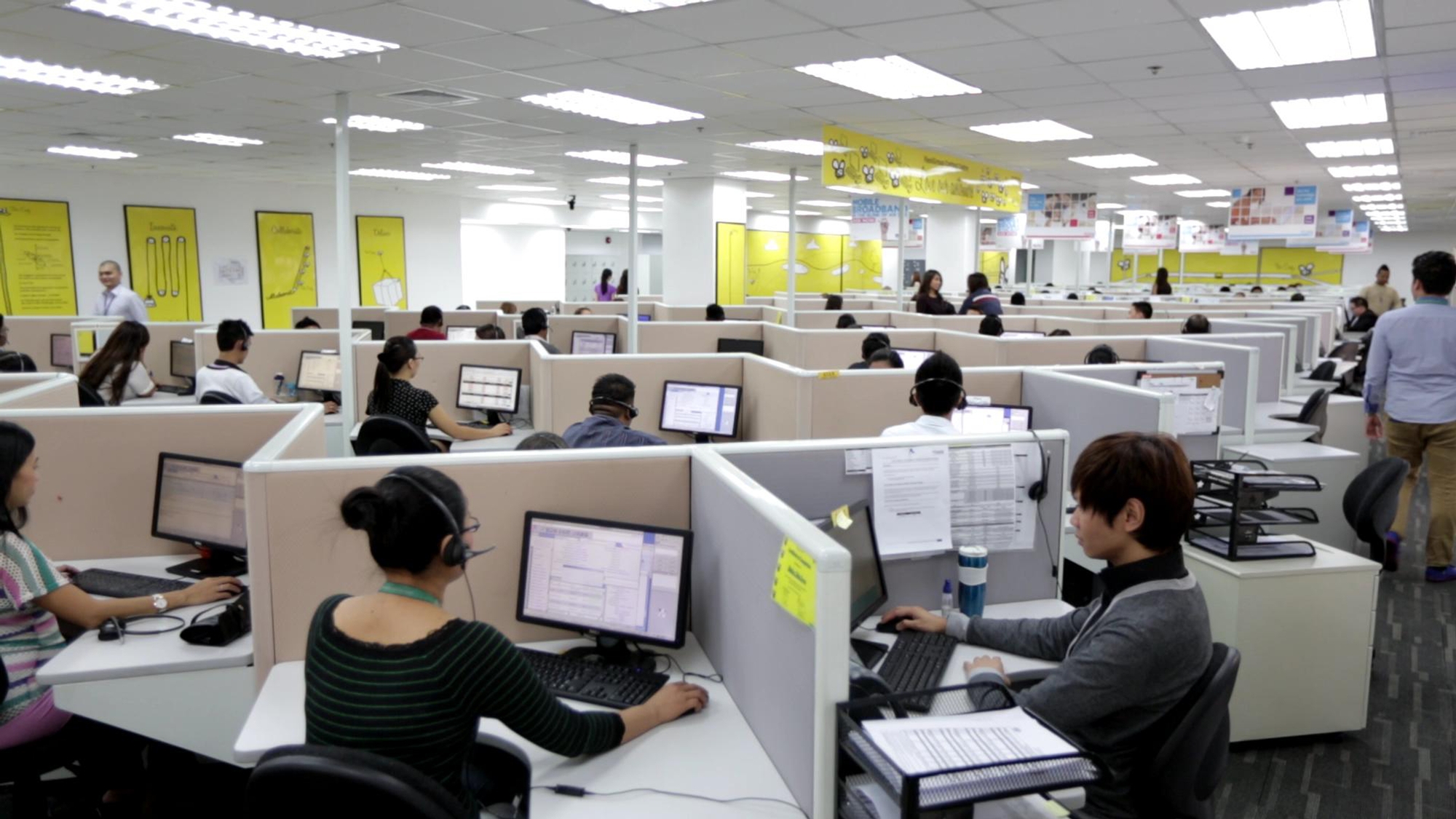 werk call-centre-floor